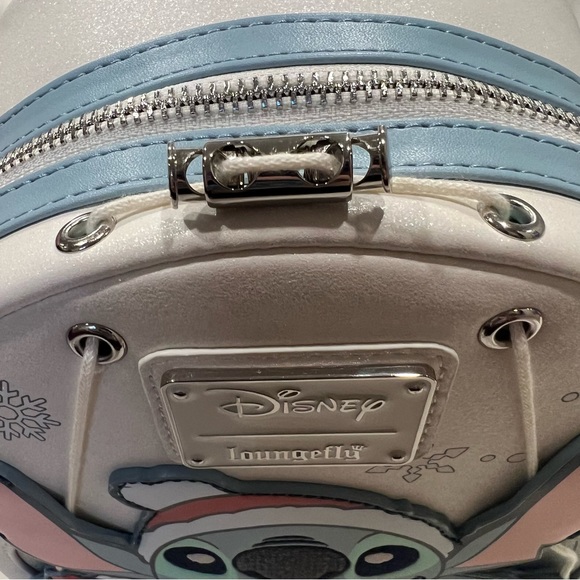 Loungefly Disney Lilo & Stitch Stitch Snow Angel Cosplay Mini Backpack NWT - Picture 6 of 9